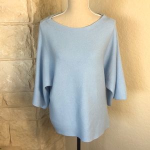 NWT Fuzzy Soft Blue Sweater